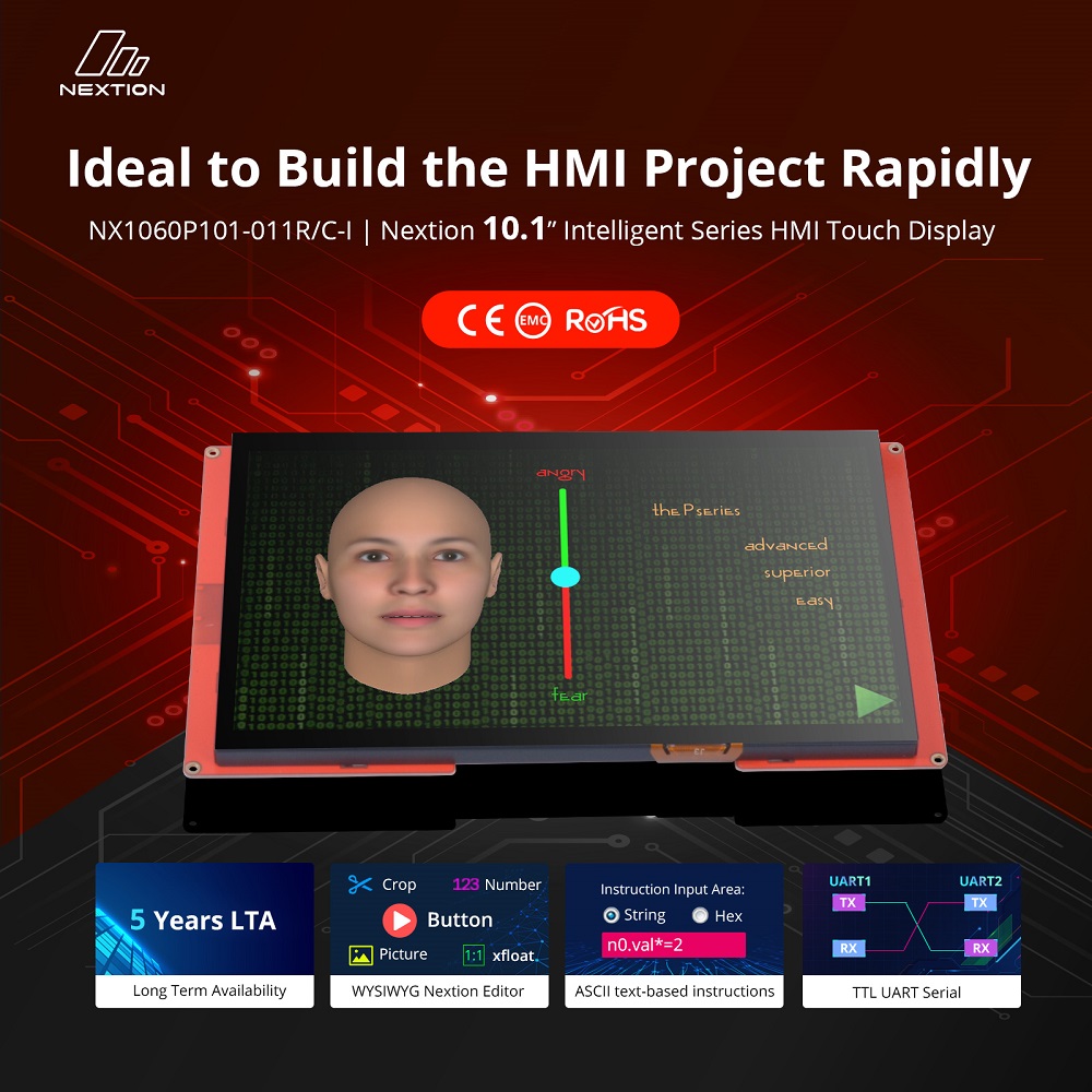 Nextion Intelligent Series HMI Touch Display: 10.1
