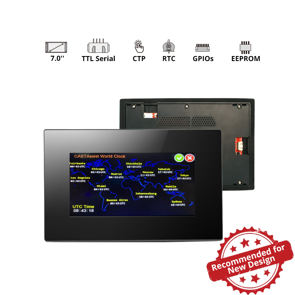 Nextion Intelligent HMI Display: NX8048P070-011R-Y / NX8048P070-011C-Y