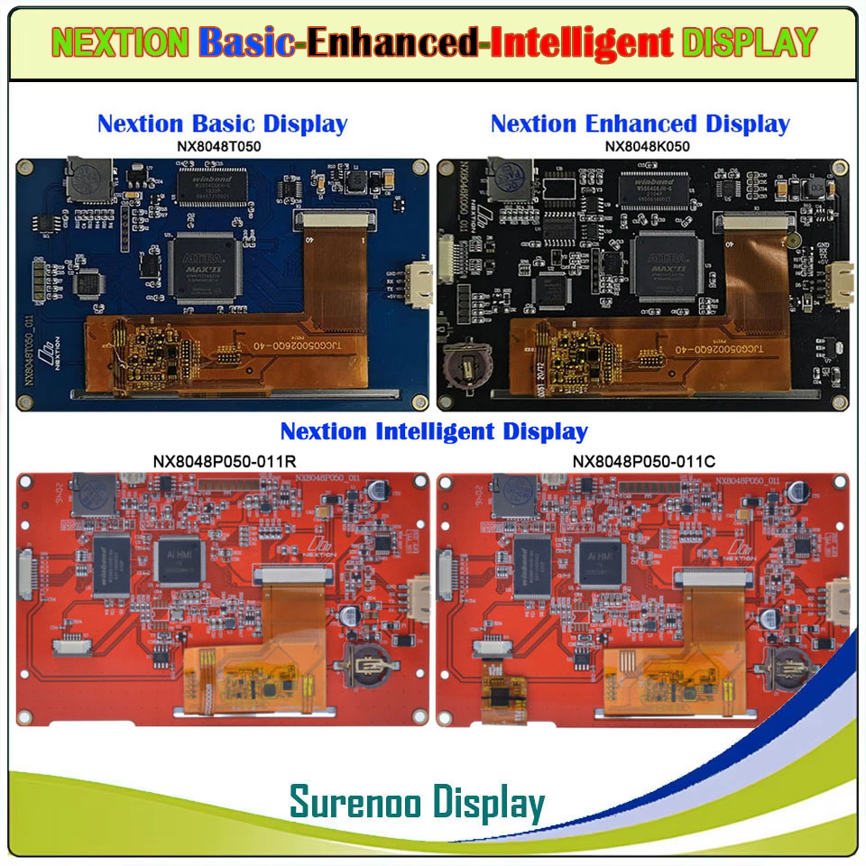Nextion Intelligent Enhanced Basic Series HMI Touch Display: 5.0