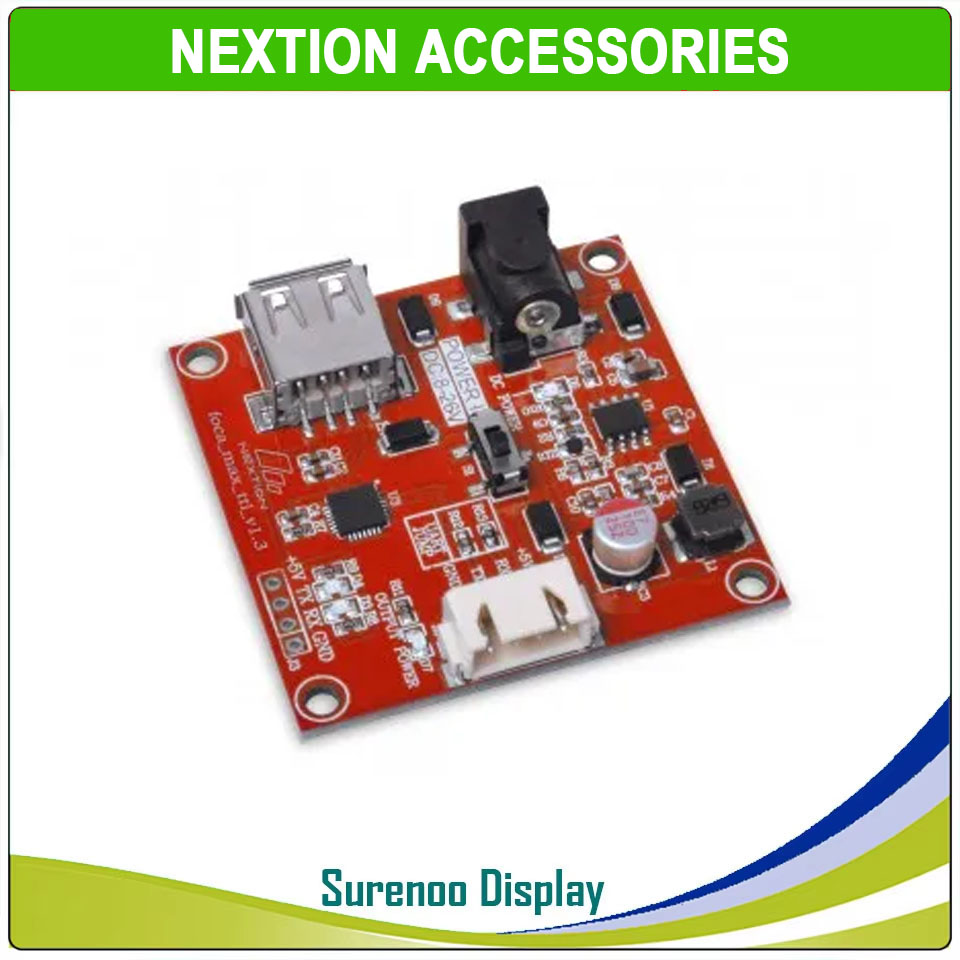 Nextion Foca Max 5V2A Output USB To TTL Serial Converter Board for Nextion Basic Discovery Enhanced Intelligent Series HMI Display
