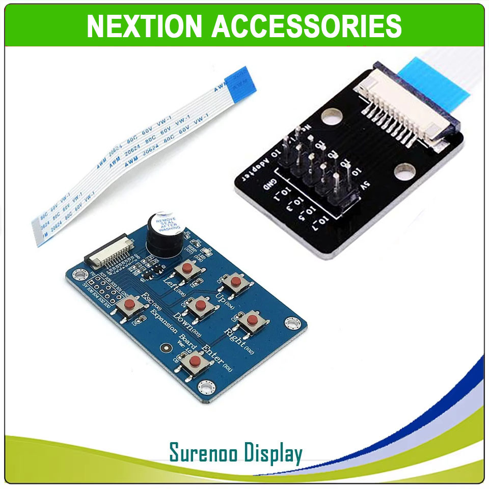 Nextion I/O Extended Expansion Board & Nextion IO Adapter for Nextion Basic Discovery Enhanced Intelligent Series HMI Display