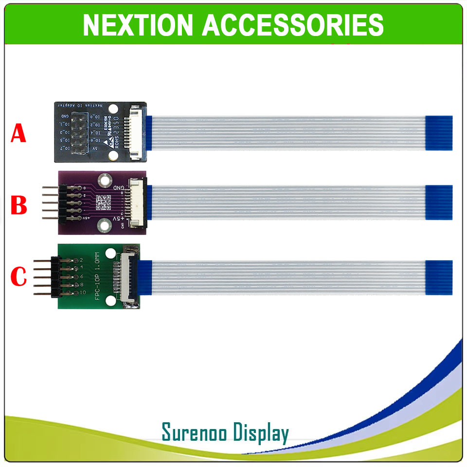 Nextion I/O Extended Expansion Board & Nextion IO Adapter for Nextion Basic Discovery Enhanced Intelligent Series HMI Display