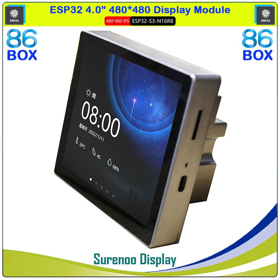 Esp32 display 4 0 inch 480 480 ips lcd display module screen esp32 s3