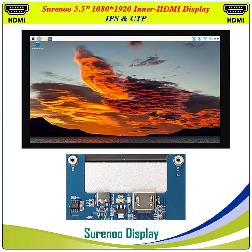Surenoo Inner HDMI Display 5.5