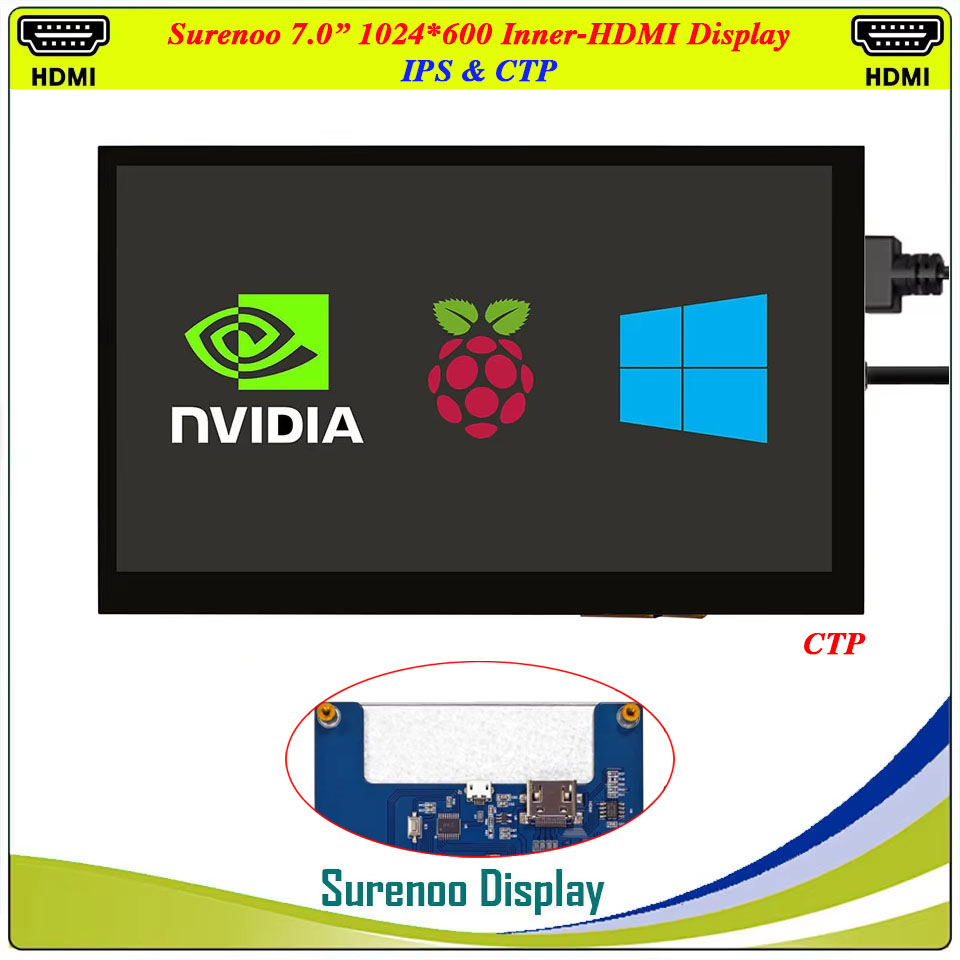 Surenoo Inner HDMI Display 7.0