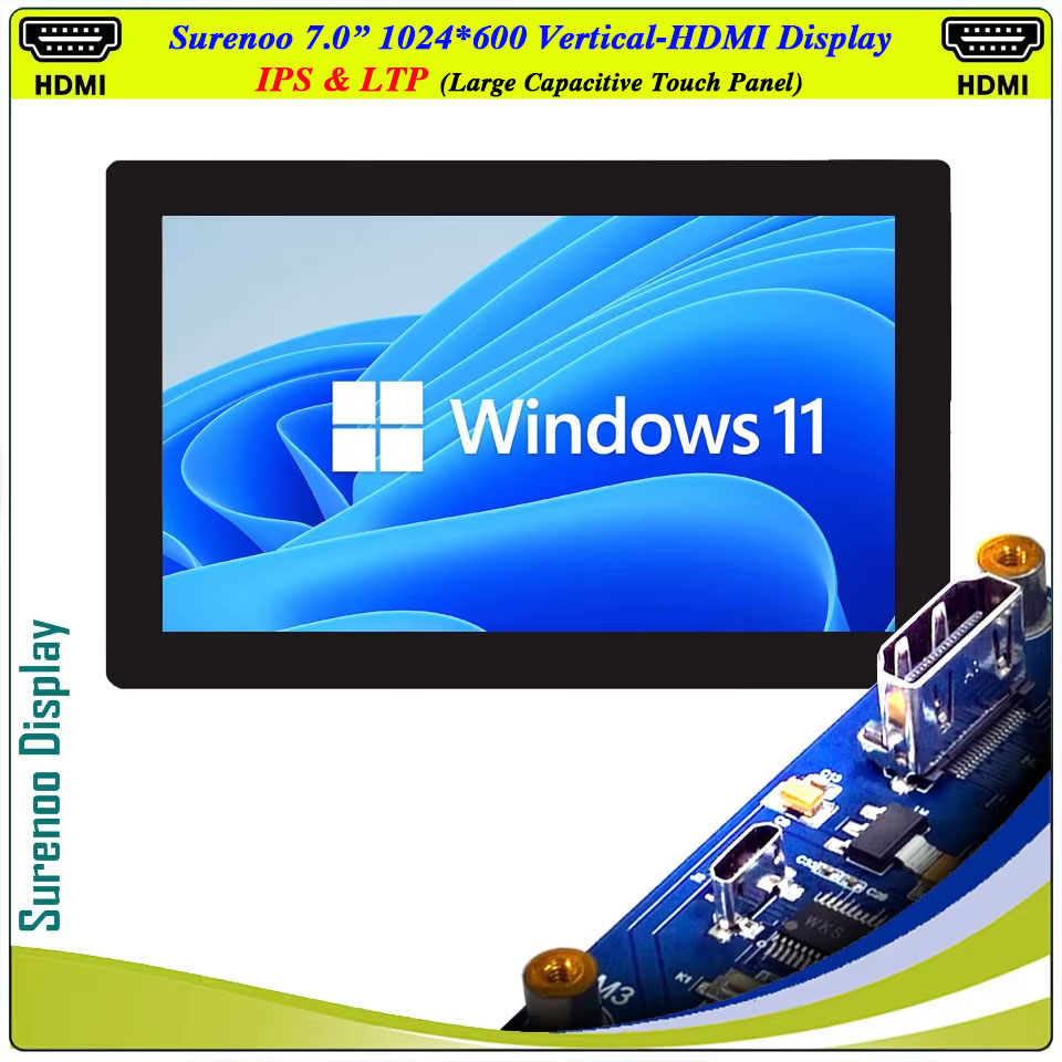 Surenoo Vertical HDMI Display 7.0