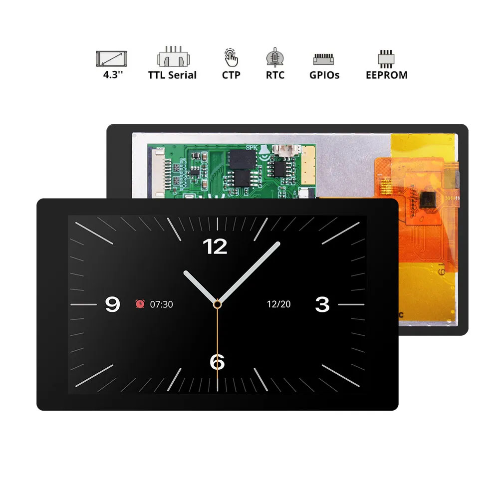 Nextion Edge Series HMI Touch Display: 4.3