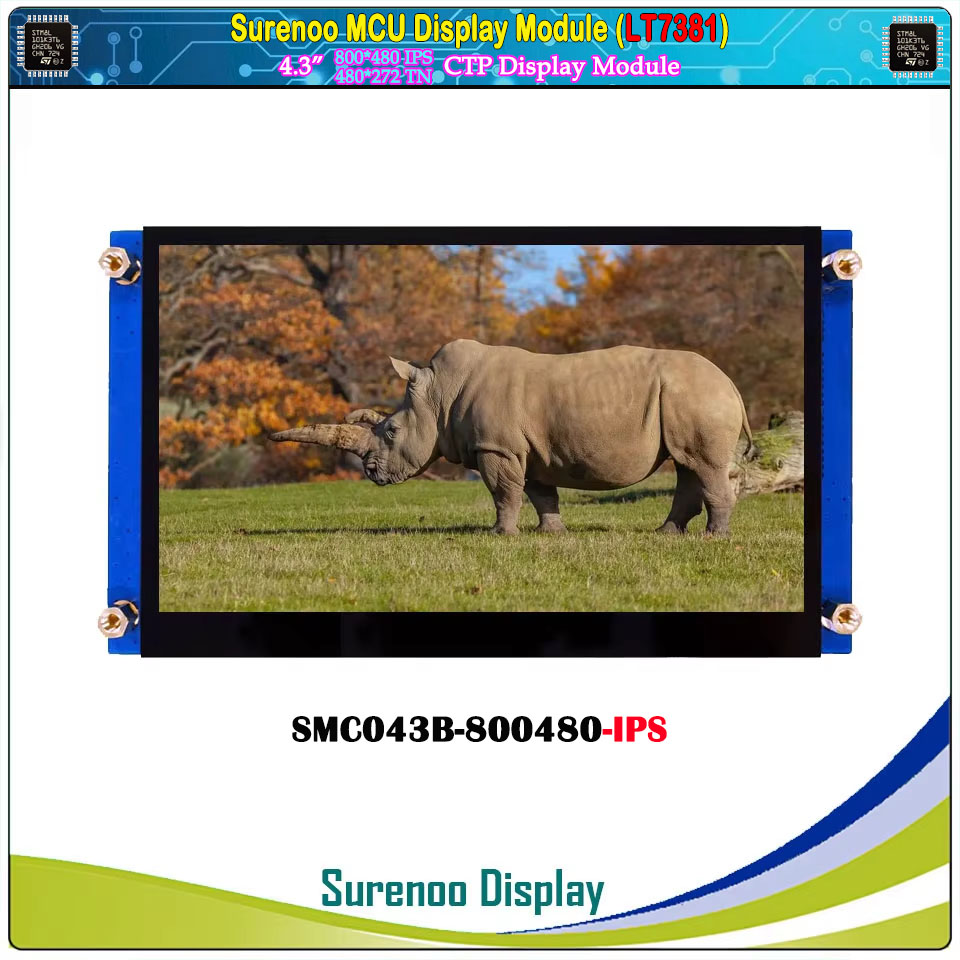 Surenoo LT7381 MCU Display 4.3