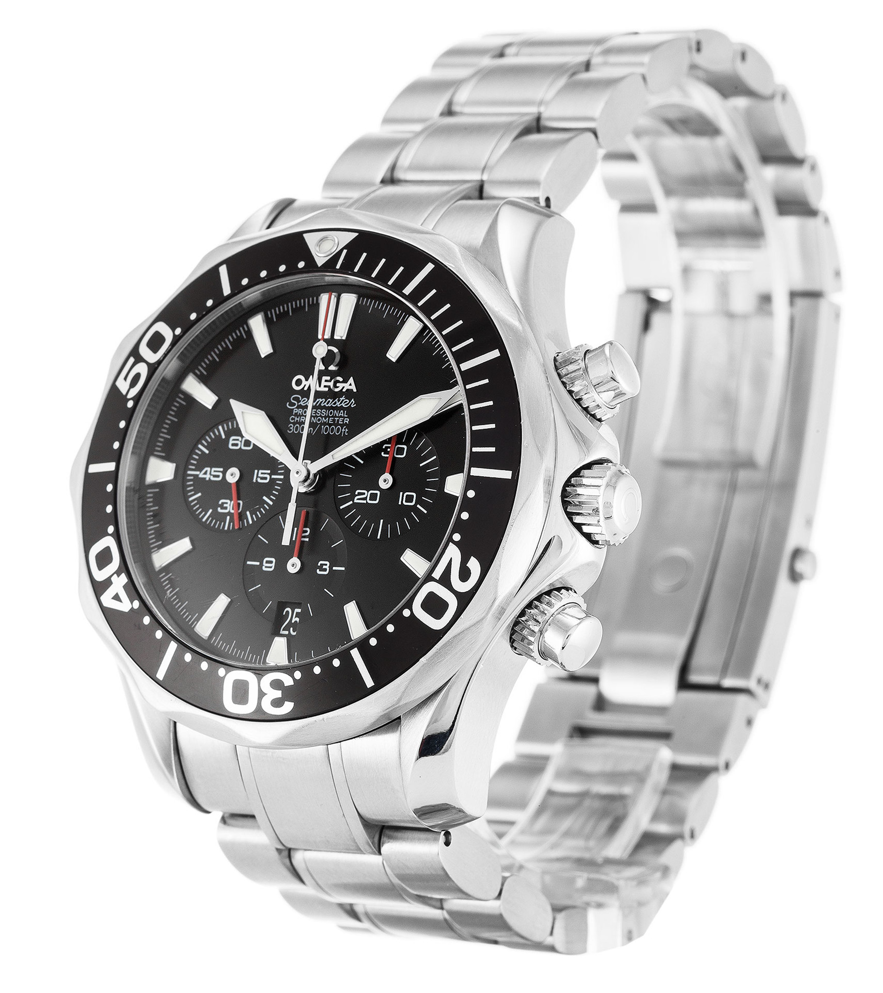 Omega Seamaster 300m Black Case Stick Markers 2594.52.00 41.5MM