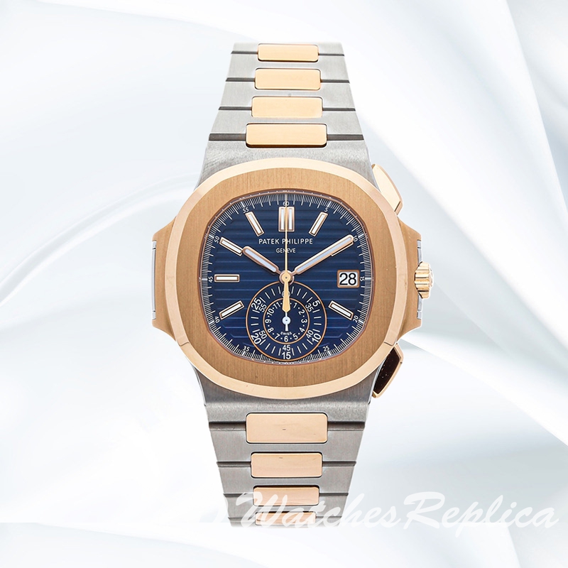 Patek Philippe Nautilus Men's 40mm 5980/1AR 001 Stainless Steel Blue Dial