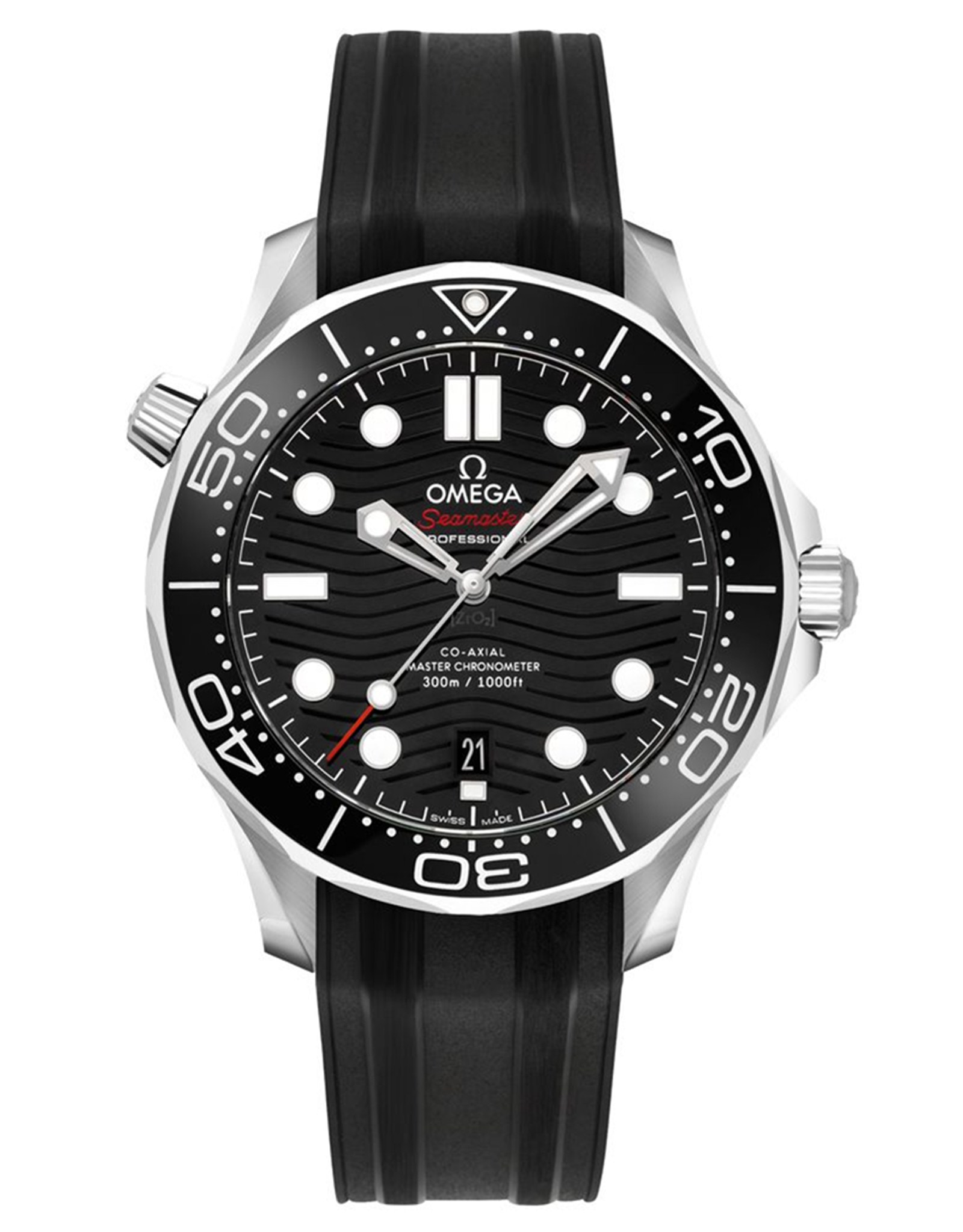 Omega Seamaster Black Ceramic Men's Watch 210.32.42.20.01.00 42MM