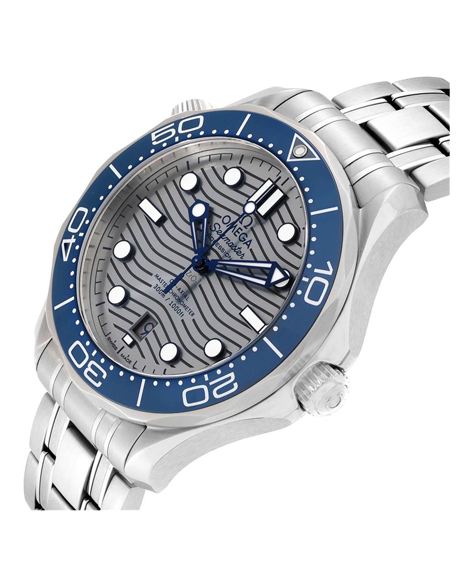 Omega Seamaster Ceramic Grey Dial Men's Watch 210.30.42.20.06.001 42MM