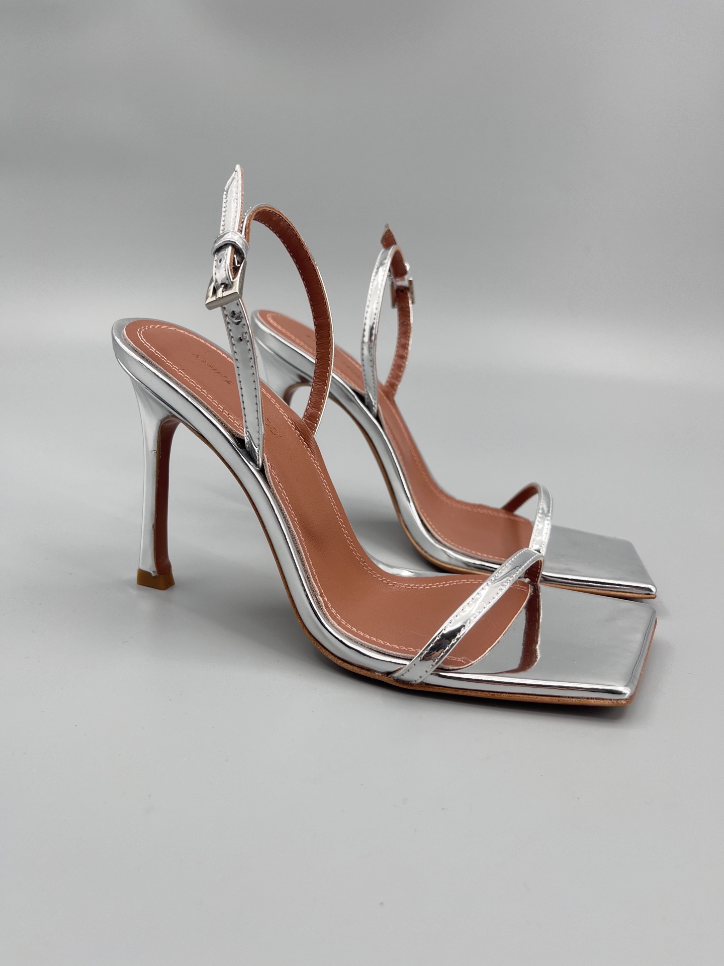 Amina Muaddi Fashion One Strap High Heels Sandals Slipper Shoes