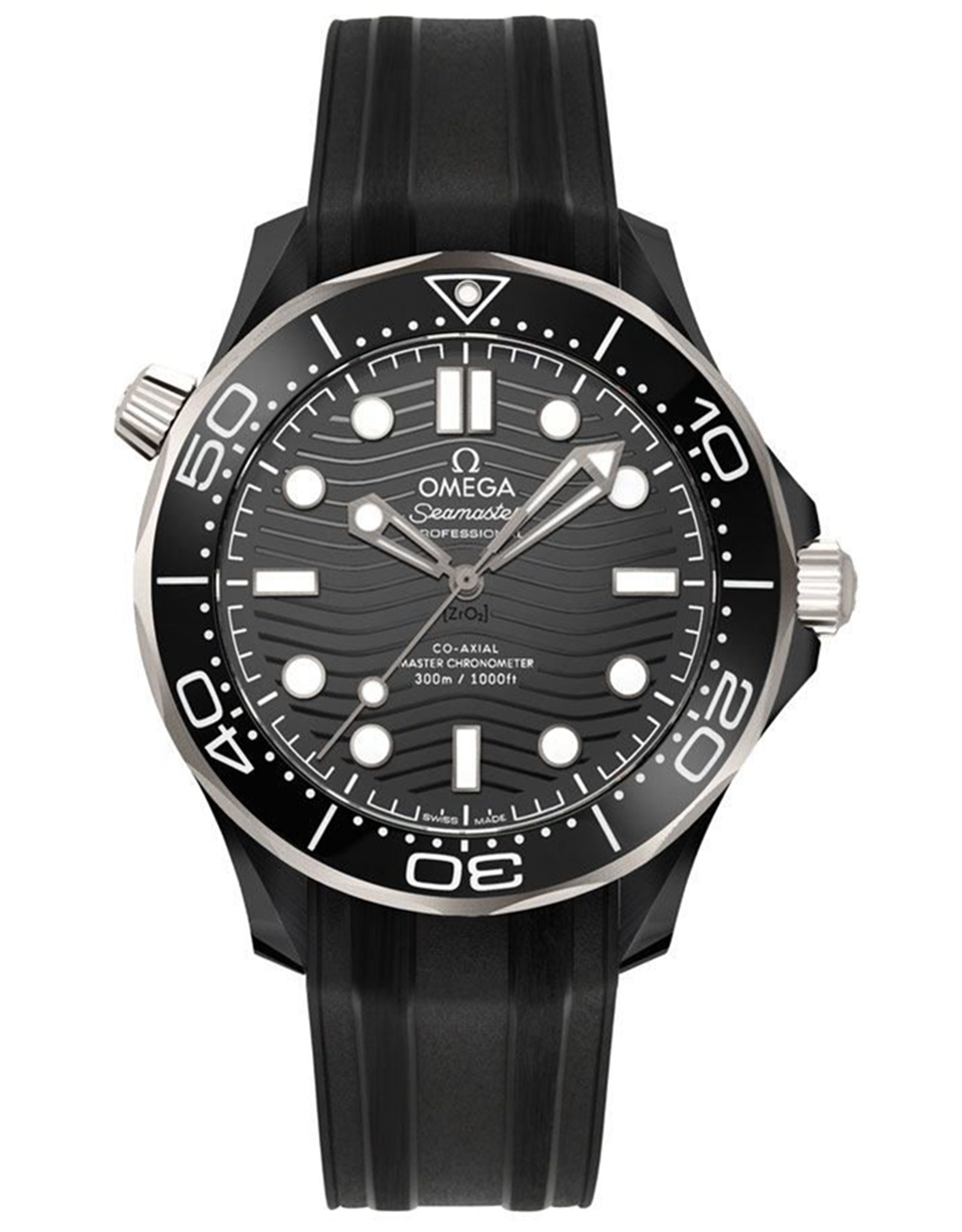 Omega Seamaster Black Ceramic Men's Watch 210.92.44.20.01.001 43.5MM