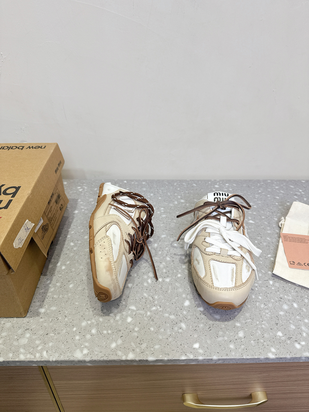 MiuMiu x New Balance 25ss 530 Series Half Slipper Casual Sandals Shoes
