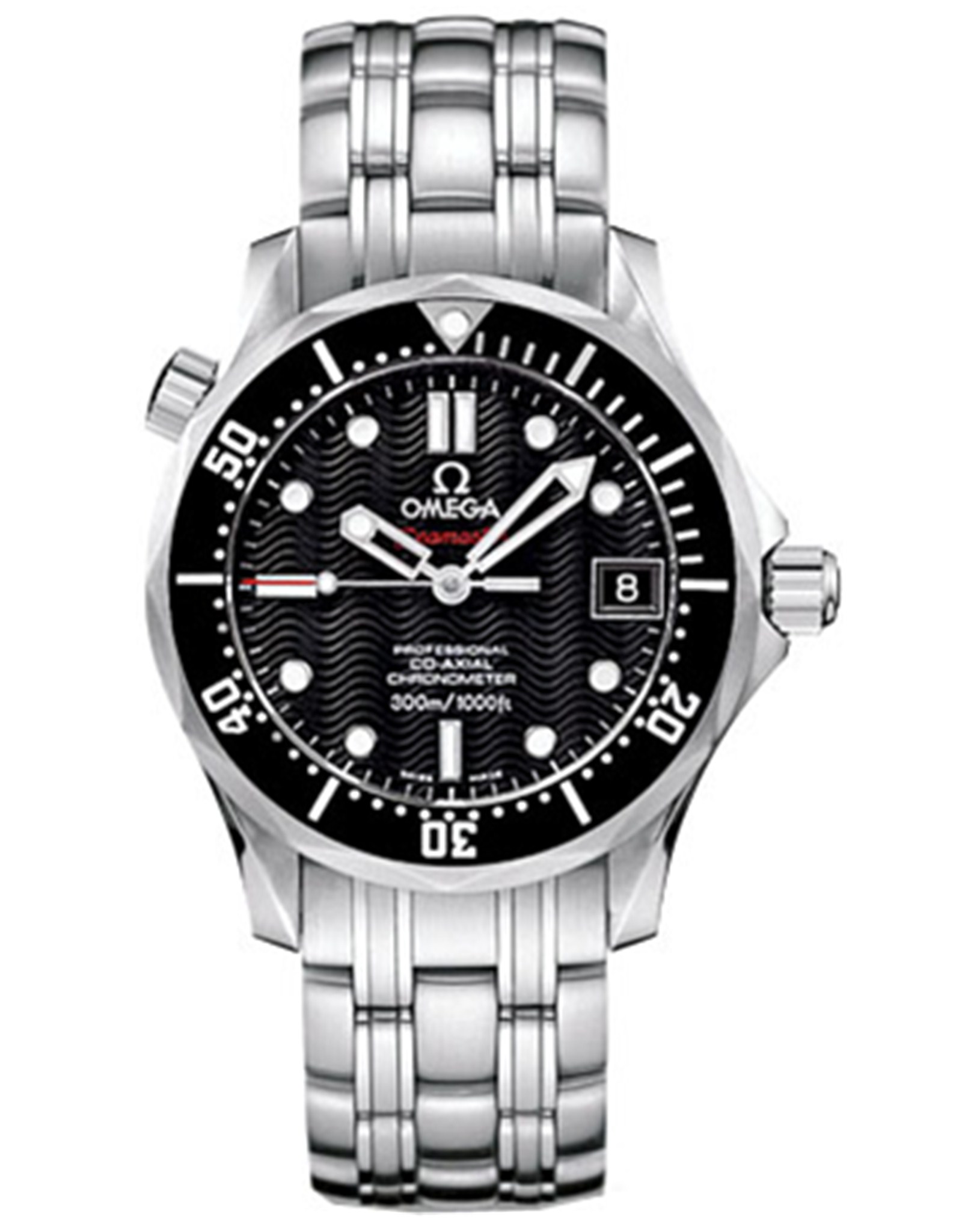 Omega Seamaster Wave Pattern Black Dial 212.30.36.20.01.001 36.25MM
