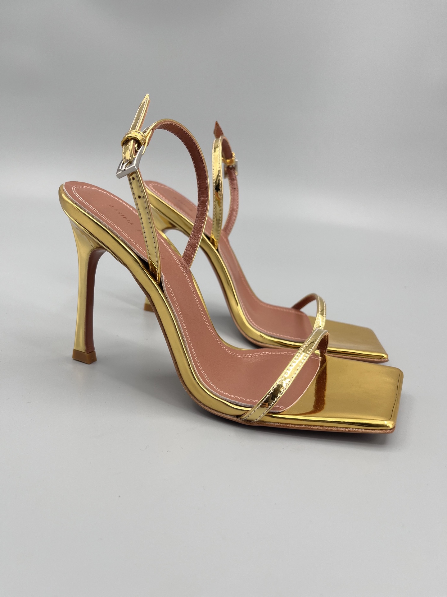 Amina Muaddi Fashion One Strap High Heels Sandals Slipper Shoes
