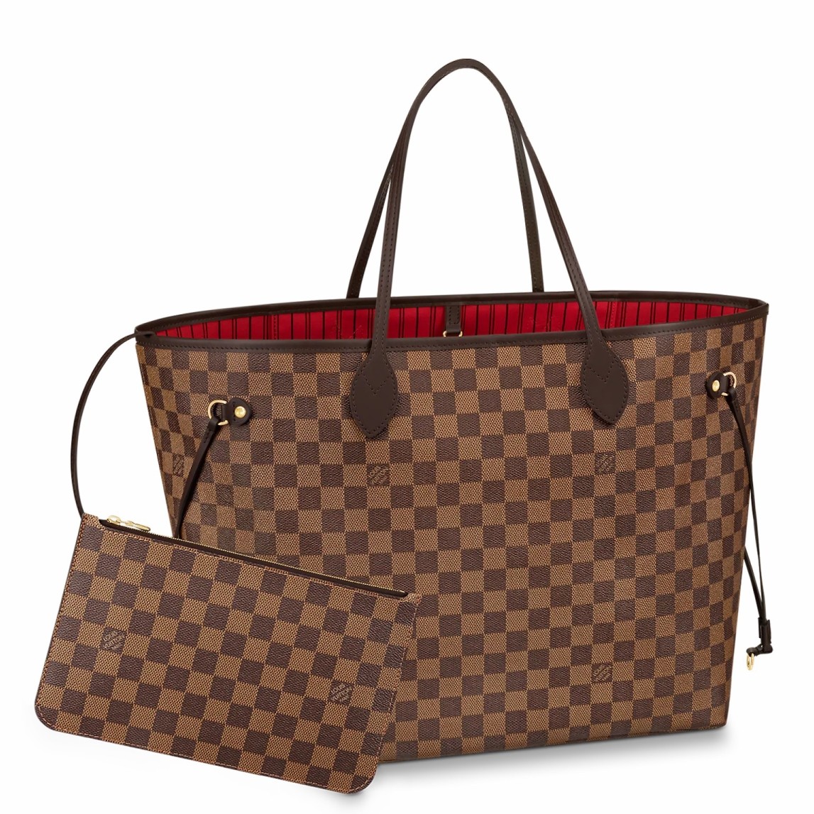 Louis Vuitton LV Neverfull Monogram Damier MM N41357 Tote Bag Handbag 10A quality