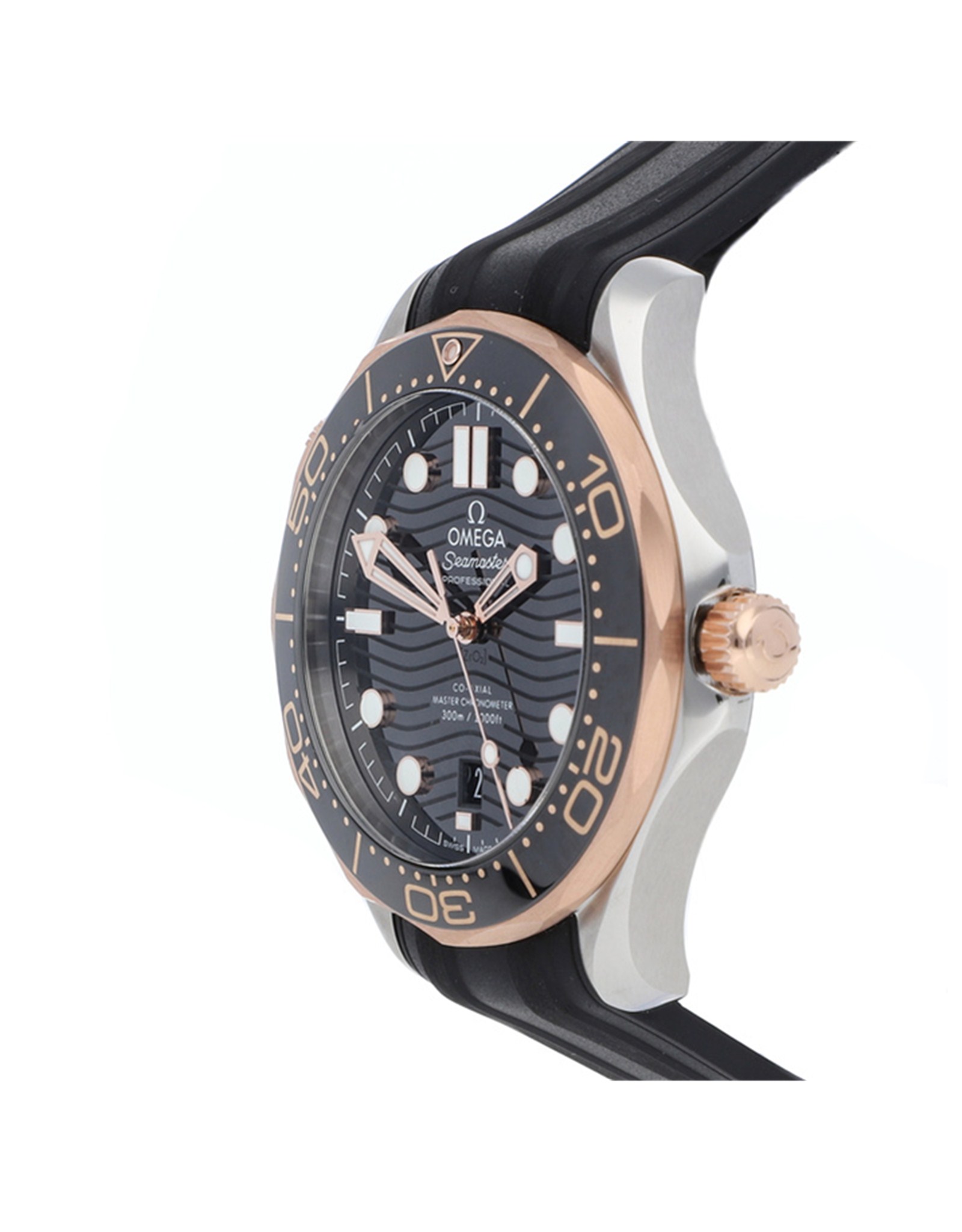 Omega Seamaster Black CeramicRose Gold Bezel 210.22.42.20.01.002 42MM