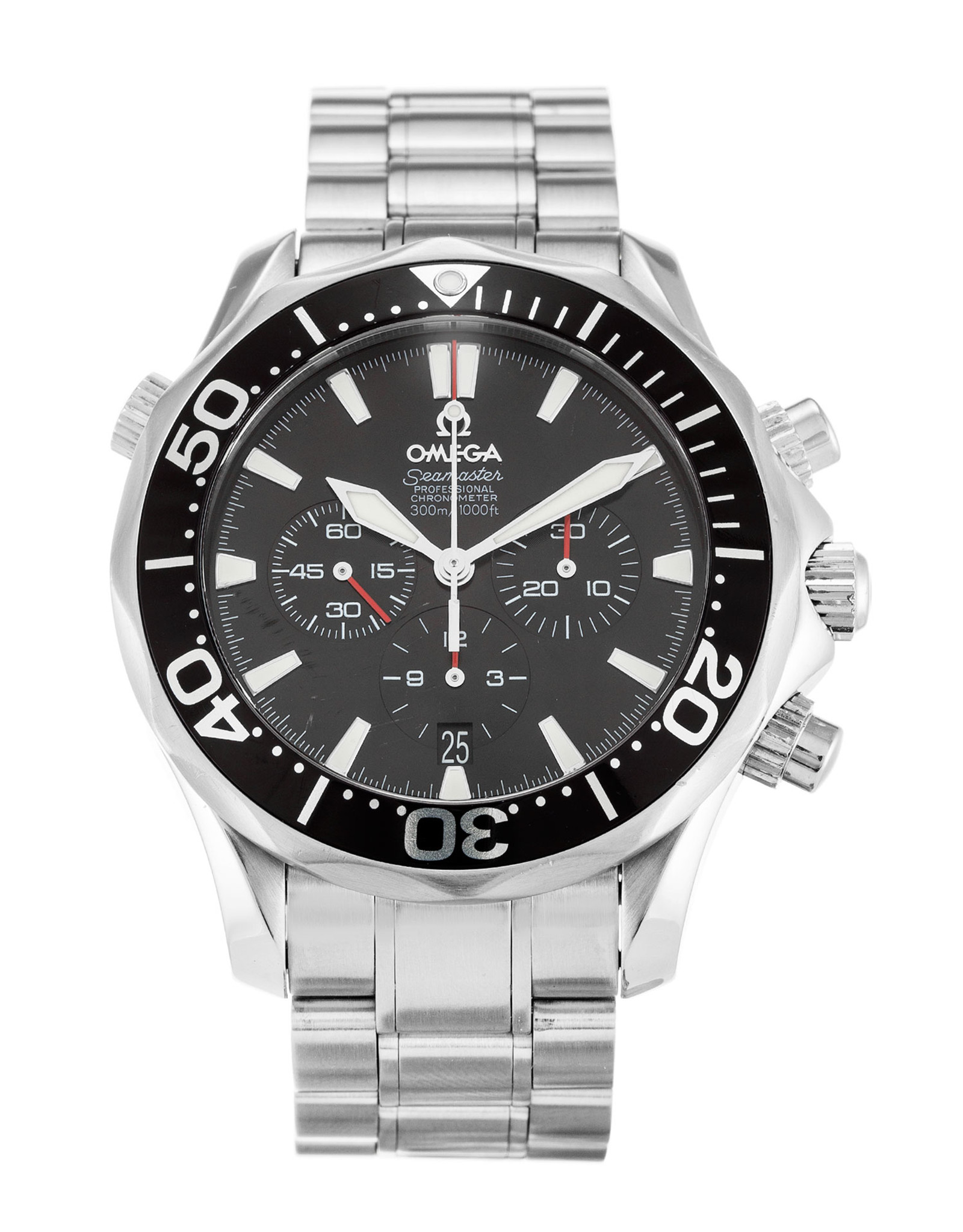 Omega Seamaster 300m Black Case Stick Markers 2594.52.00 41.5MM