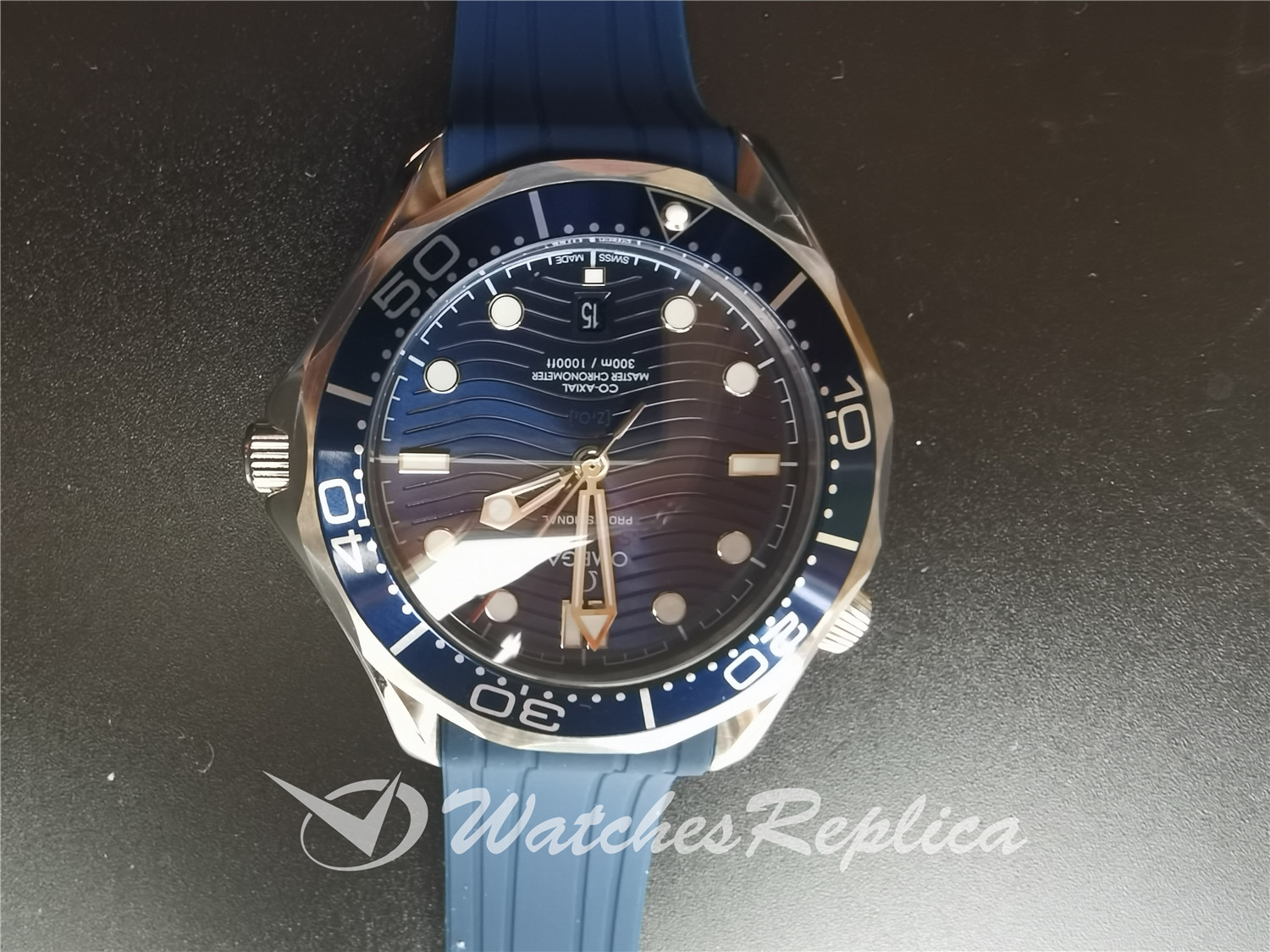 Omega Seamaster 210.32.42.20.03.001 42mm Rubber Strap And Steel For Men Watch