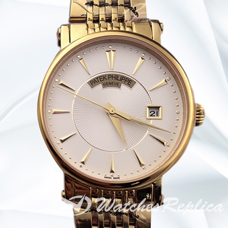 Patek Philippe Calatrava 40mm CalatravaWSB012 Men's Stainless Steel White Dial