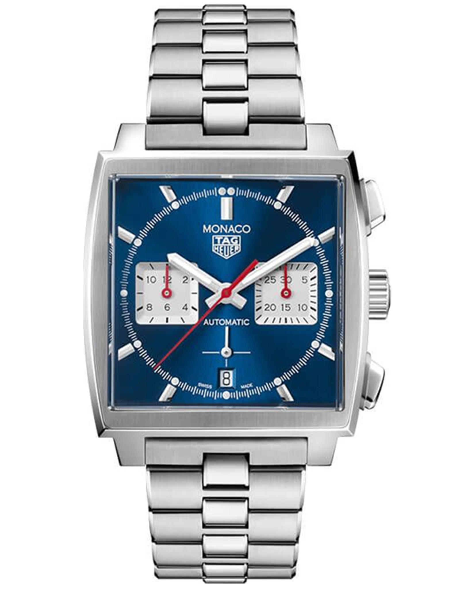 Tag Heuer Monaco Quartz Blue Dial Men's Watch CBL2111.BA0644 39MM