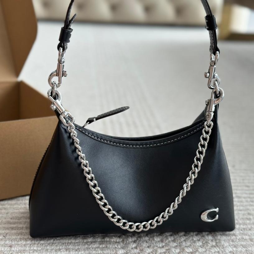 Coach JULIET 27 Chain Embellished Crossbody Shoulder Bag Tote Bag