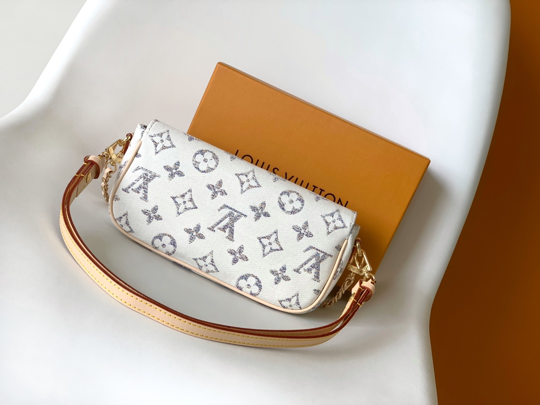 Louis Vuitton 10A Handbag Shoulder Bag Top Mirror Quality Version Wallet on Chain Ivy M83499