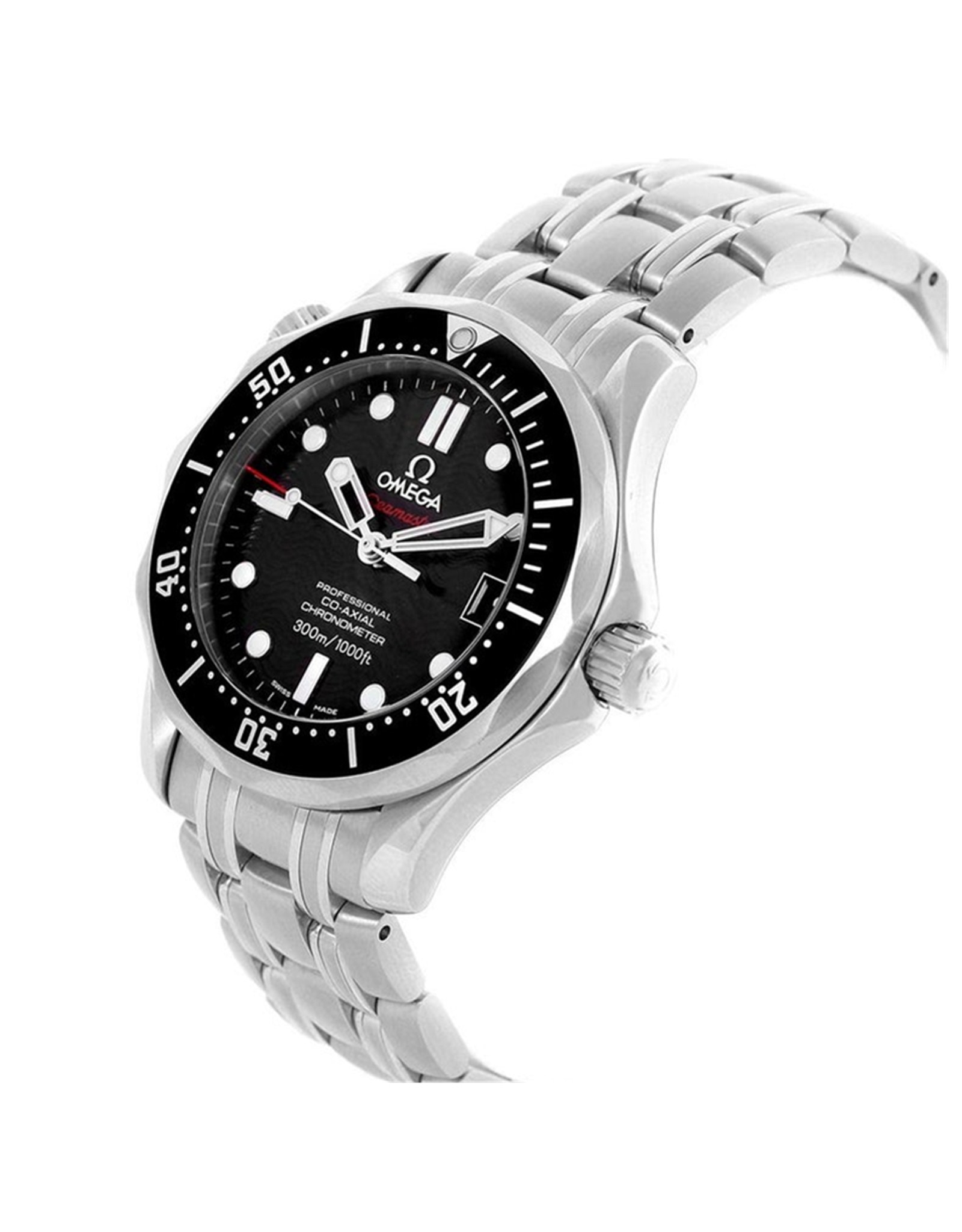 Omega Seamaster Wave Pattern Black Dial 212.30.36.20.01.001 36.25MM