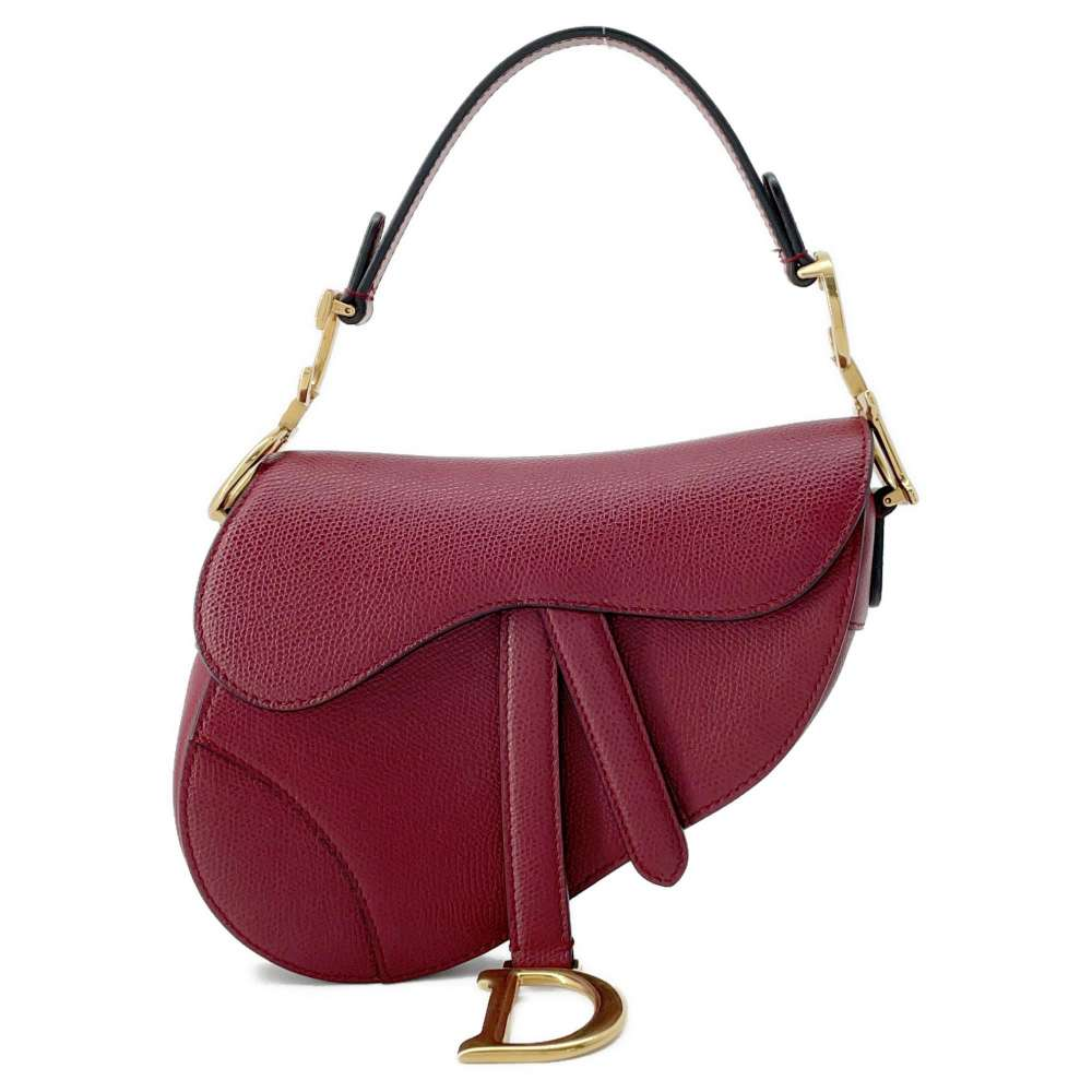 Dior Saddle Red Leather Shoulder Bag Handbag 10A Quality M0447CWVG