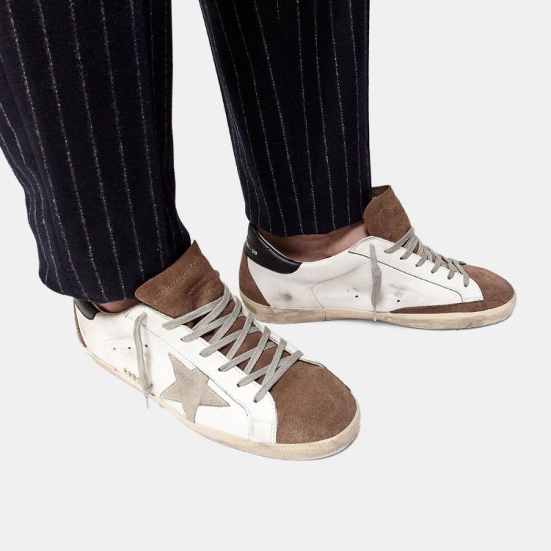 Golden Goose GGDB Golden Goose GGDB Super-Star sneakers in leather with suede insert