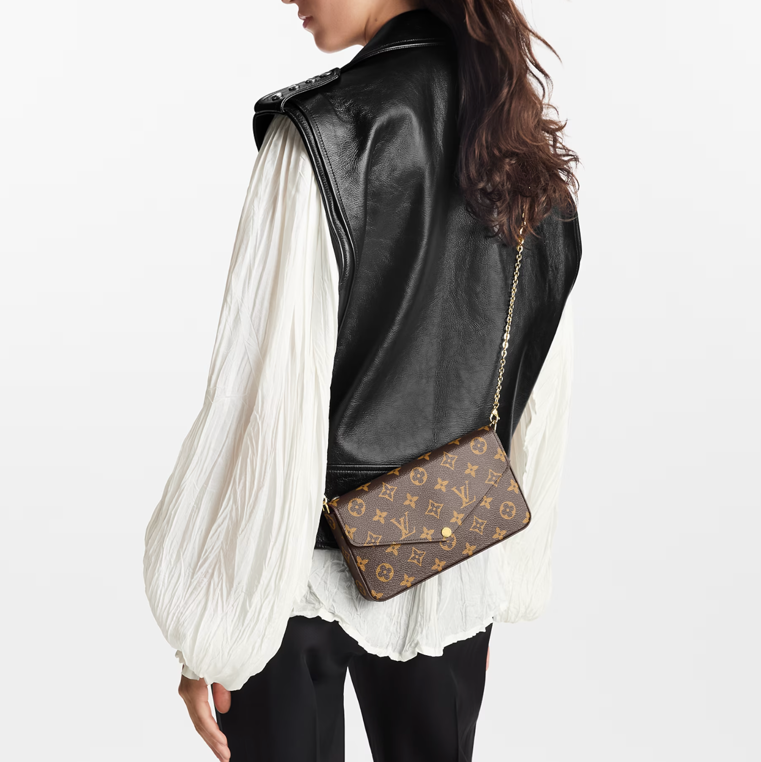 【Flash Sale】Louis Vuitton LV Felicie Pochette M81896 Shoulder Bag