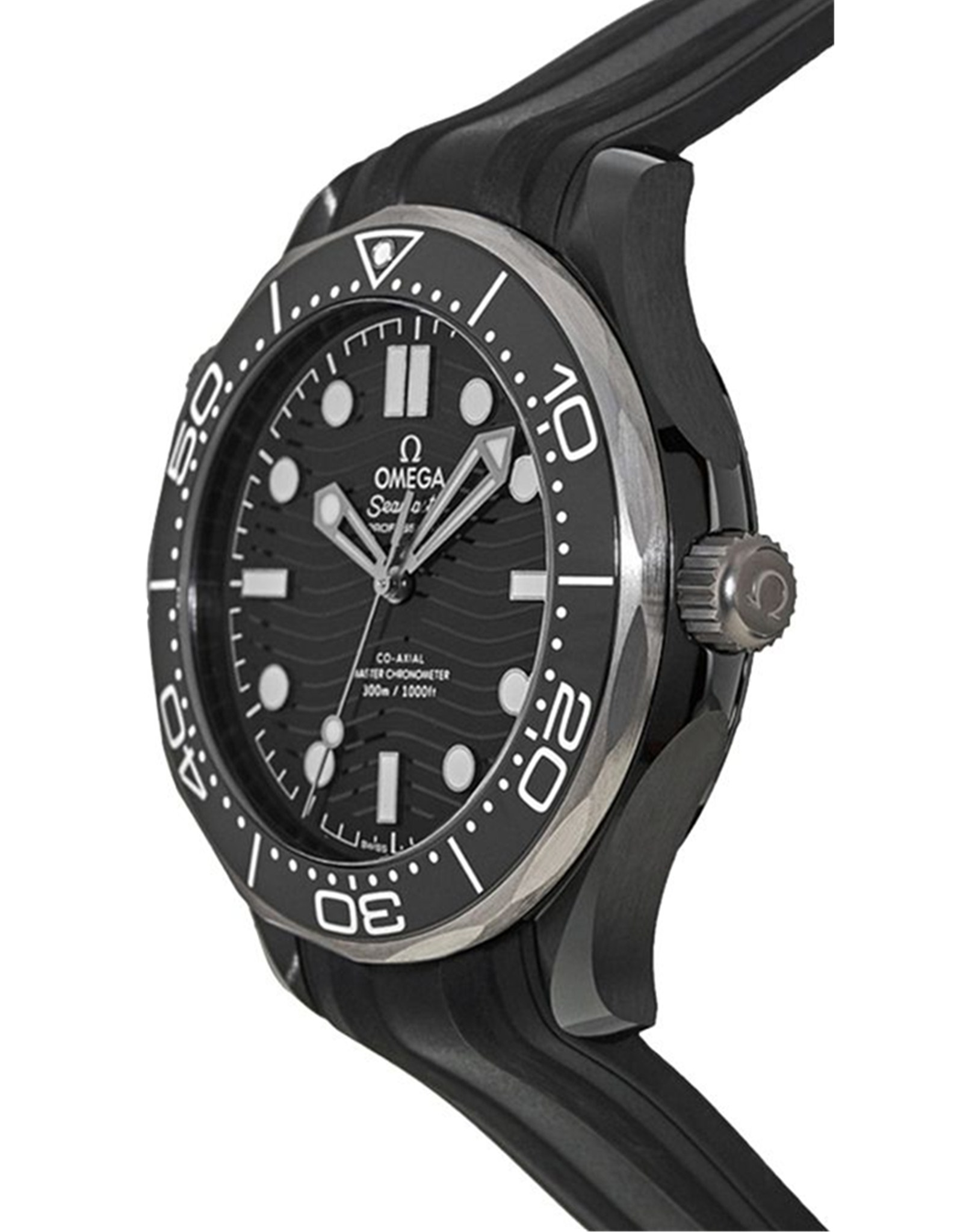Omega Seamaster Black Ceramic Men's Watch 210.92.44.20.01.001 43.5MM