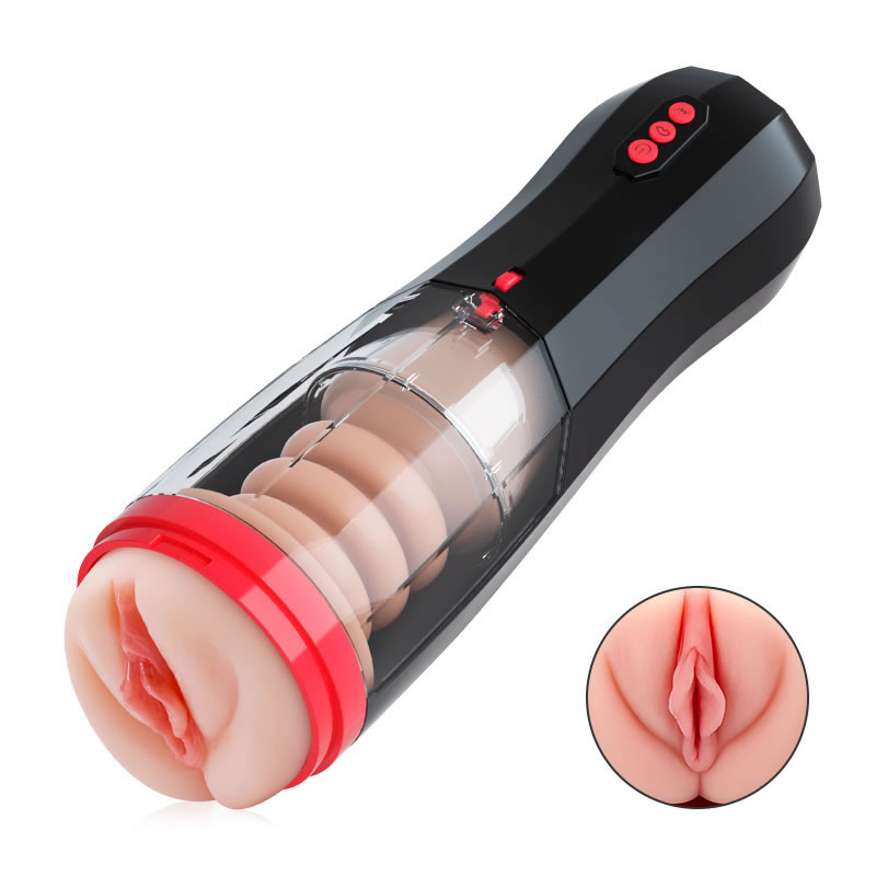 Electric retractable diamond male masturbator-MY-0313
