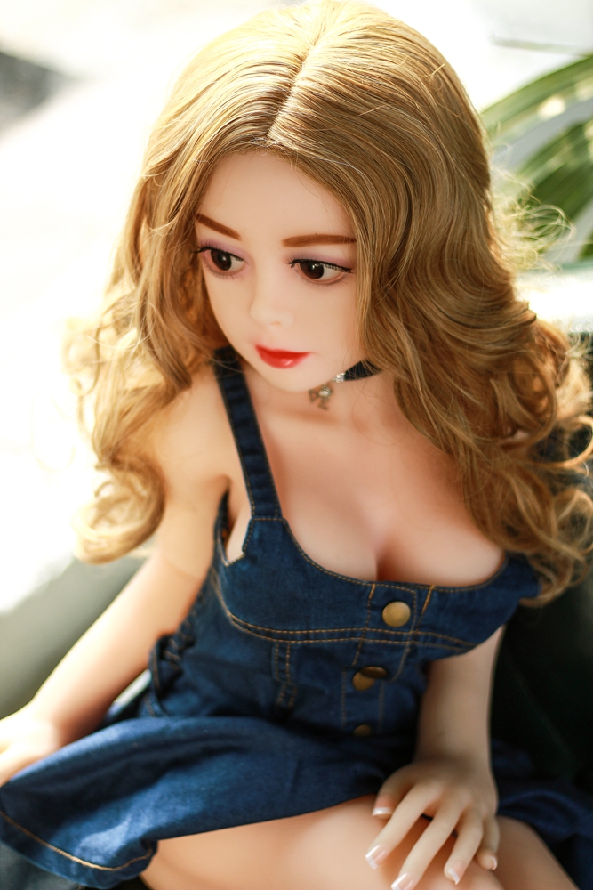 Linda: Cute little blonde girl sex doll-22-75CM/2FT5 (Different height)