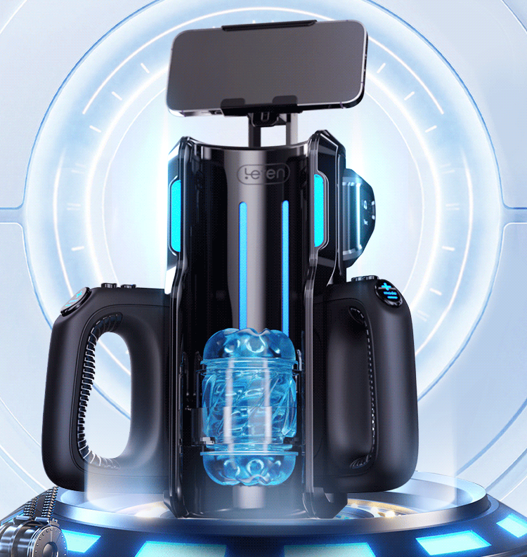 King Cannon: Men's Pleasure Device - Peak Thrust Speed of 700/minute, 12CM Extension, and Dual Interchangeable Sleeves