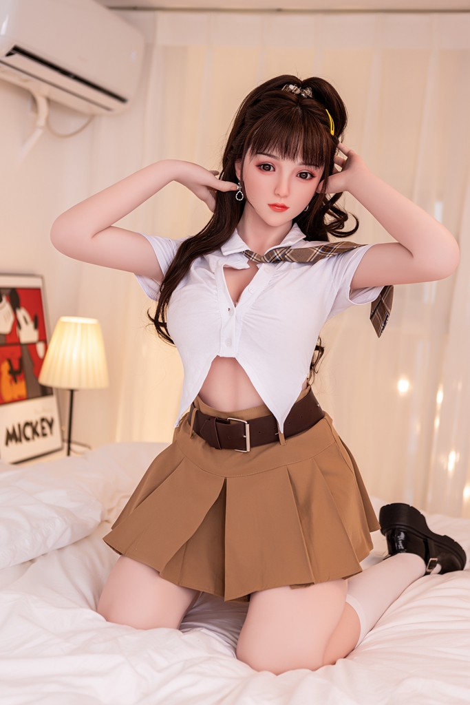 Belle: Asian schoolgirl sex doll-294-158CM/5FT2 (Different height)