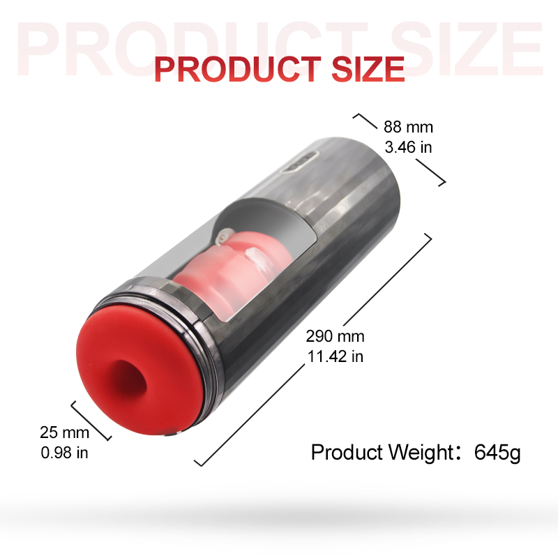 Red seductive male masturbator-MY-0314