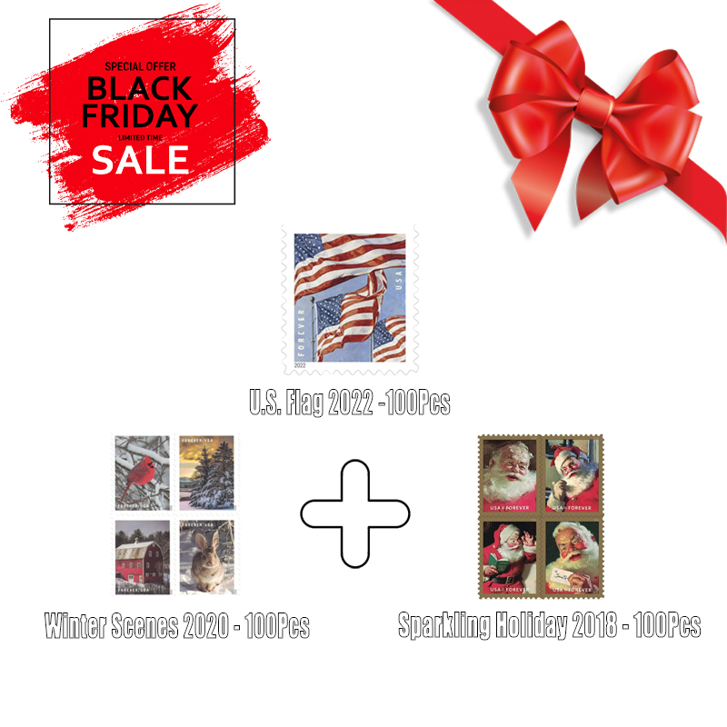 3 in 1 Bundle 04 - U.S. Flag 2022/Winter Scenes 2020/Sparkling Holiday 2018