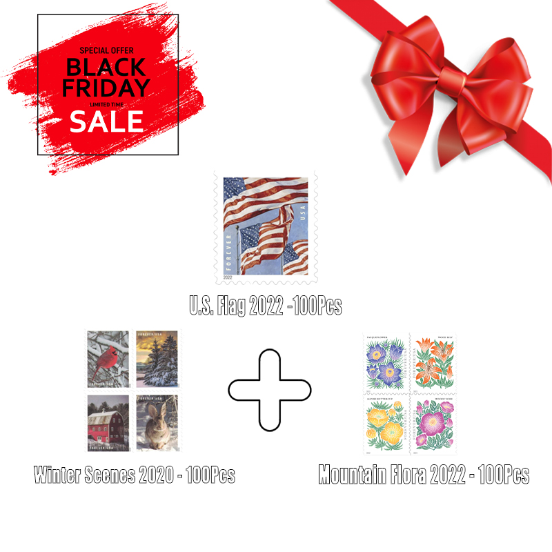 3 in 1 Bundle 03 - U.S. Flag 2022/Winter Scenes 2020/Mountain Flora 2022