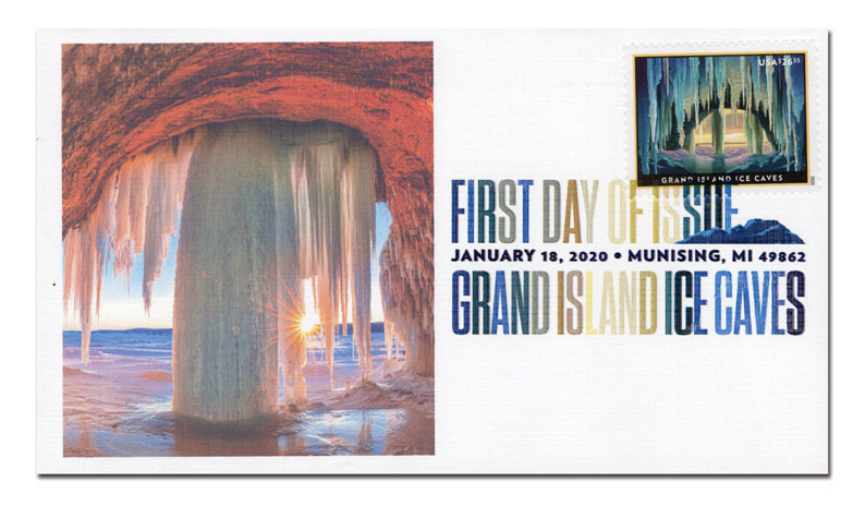 $26.35 Grand Island Ice Caves. Express Mail