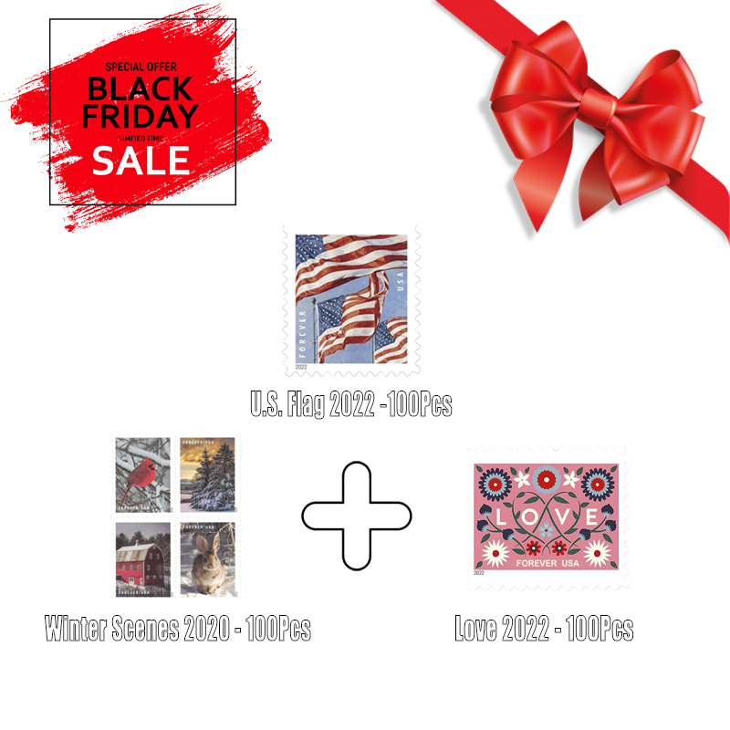 3 in 1 Bundle 05 - U.S. Flag 2022/Winter Scenes 2020/Love 2022