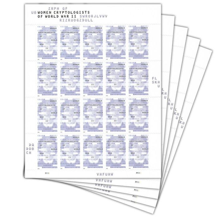 Women Cryptologists of World War ll Press Steet with Die-Ctus. 100 Pcs