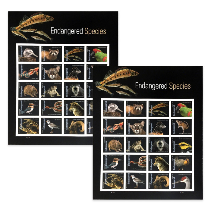 Endangered Species. 100 Pcs