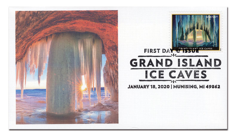 $26.35 Grand Island Ice Caves. Express Mail