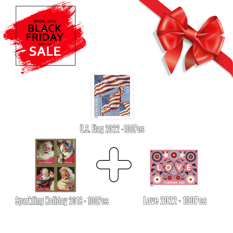 3 in 1 Bundle 14 - U.S. Flag 2022/Sparkling Holiday 2018/Love 2022