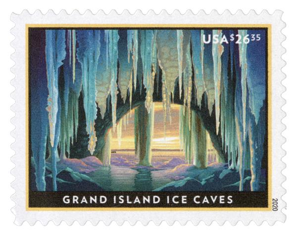 $26.35 Grand Island Ice Caves. Express Mail