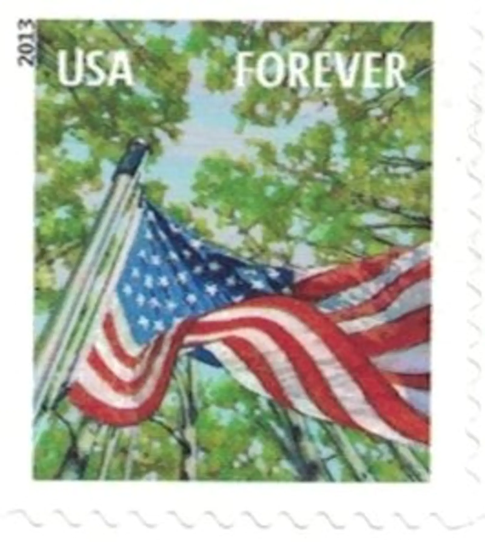 USPS Forever Stamps A Flag for All Seasons