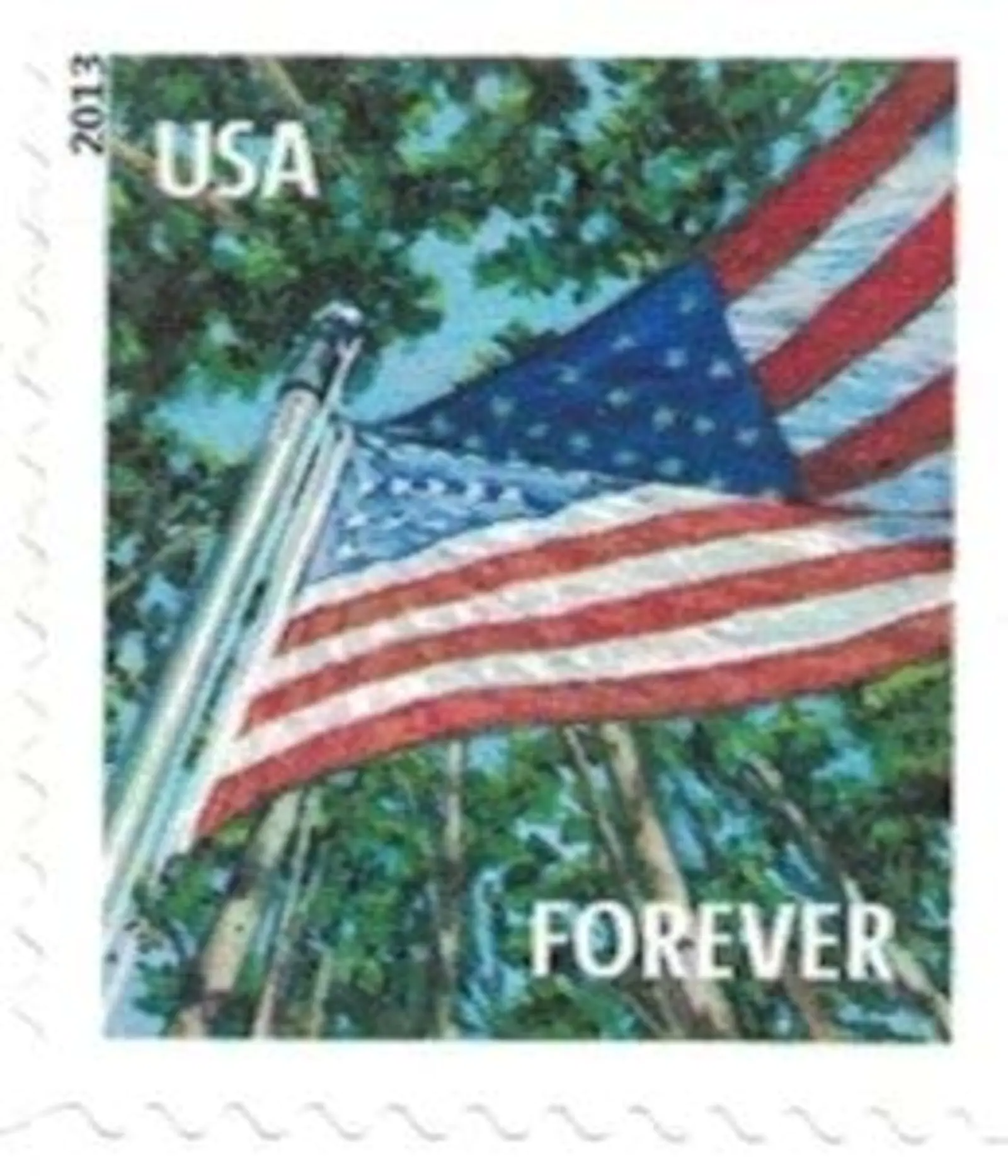 USPS Forever Stamps A Flag for All Seasons